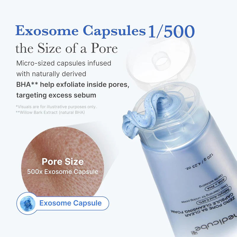 Zero Pore SA Clear Capsule Cleansing Foam [120g]