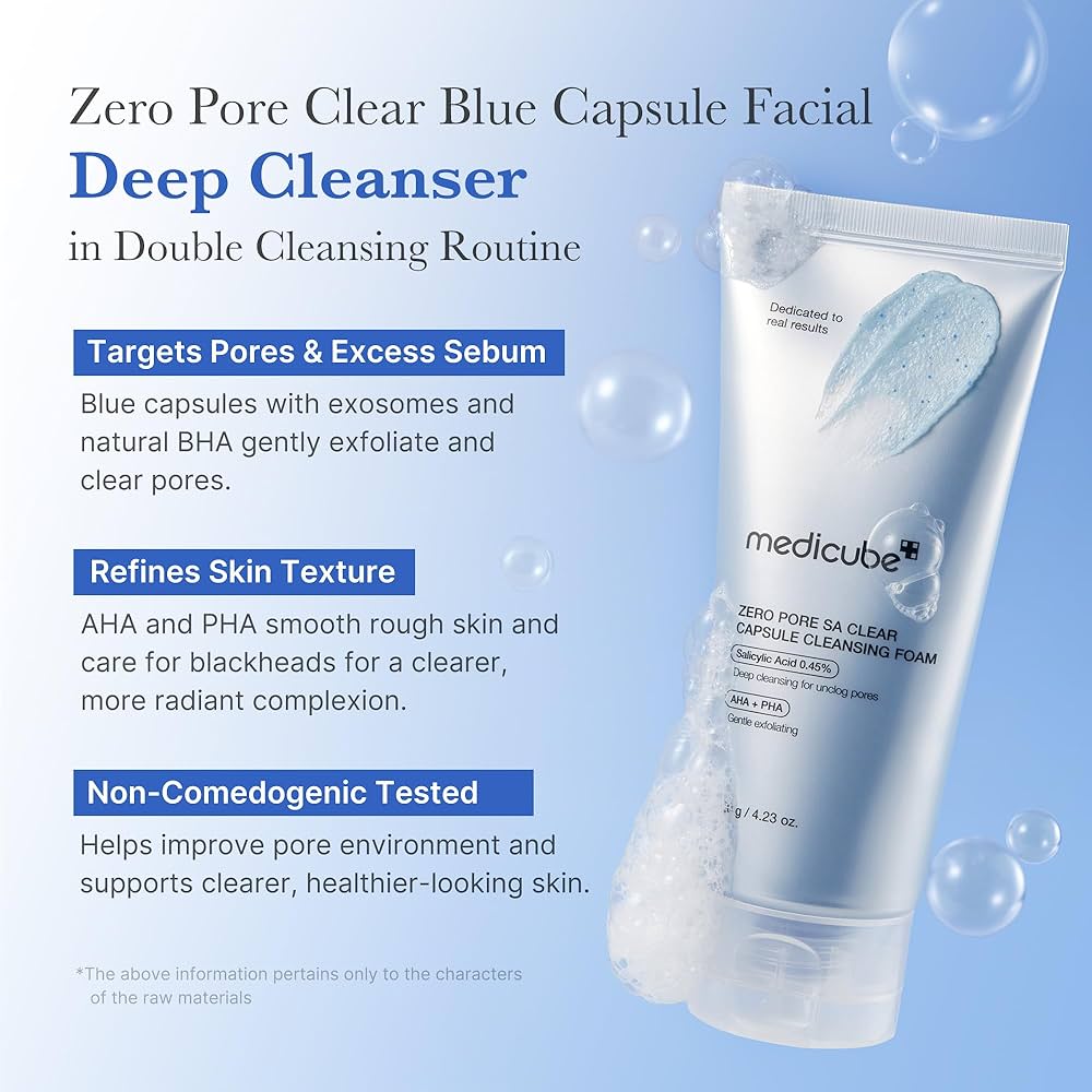 Zero Pore SA Clear Capsule Cleansing Foam [120g]