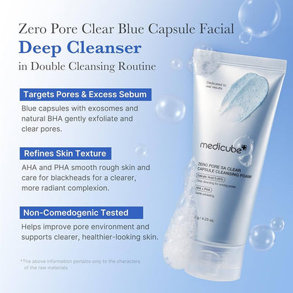 Zero Pore SA Clear Capsule Cleansing Foam [120g]