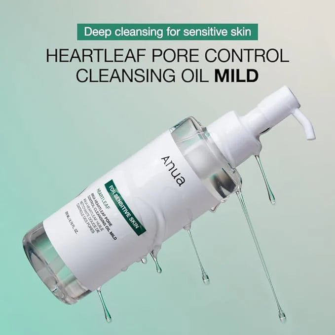 [Anua] Heartleaf Pore Control Cleansing Oil Mild [200ml] - Oil Cleanser