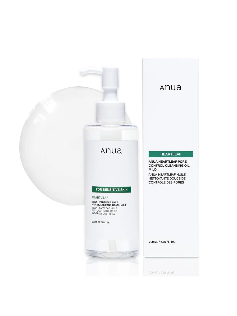 [Anua] Heartleaf Pore Control Cleansing Oil Mild [200ml] - Oil Cleanser