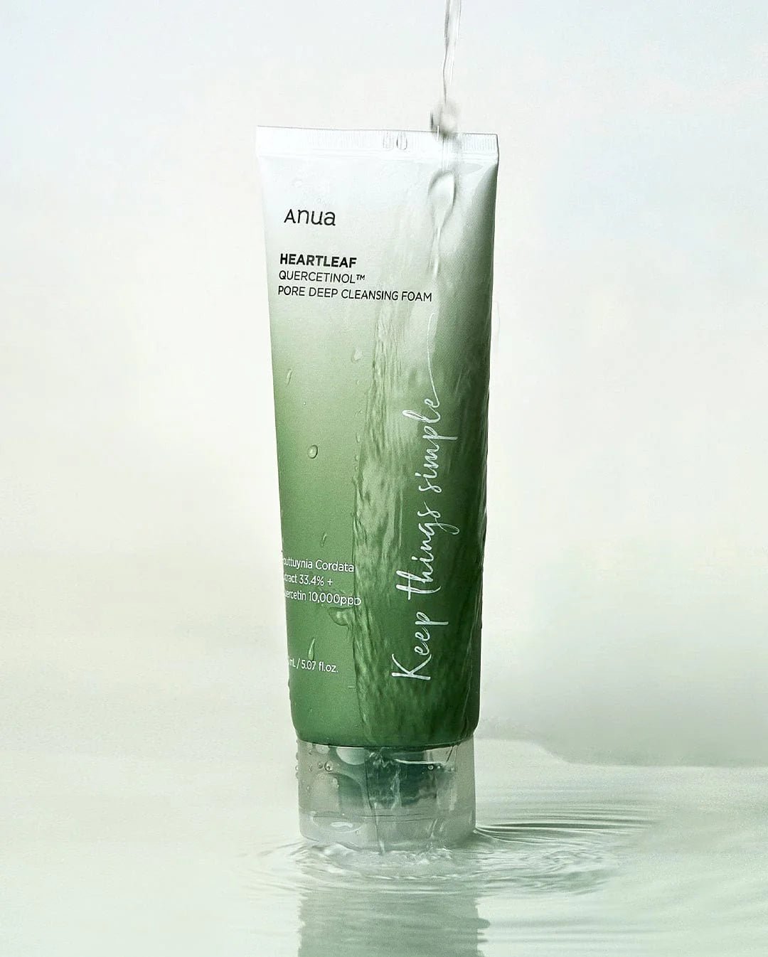 [Anua] Heartleaf Quercetinol Pore Deep Cleansing Foam [150ml] - 