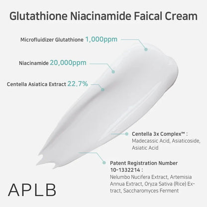 [APLB] Glutathione Niacinamide Facial Cream [55ml] - Moisturizer