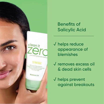 Clean It Zero Pore Clarifying Foam Cleanser [150ml]
