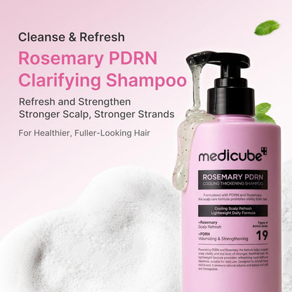 Rosemary PDRN Cooling Thickening Shampoo [400ml]
