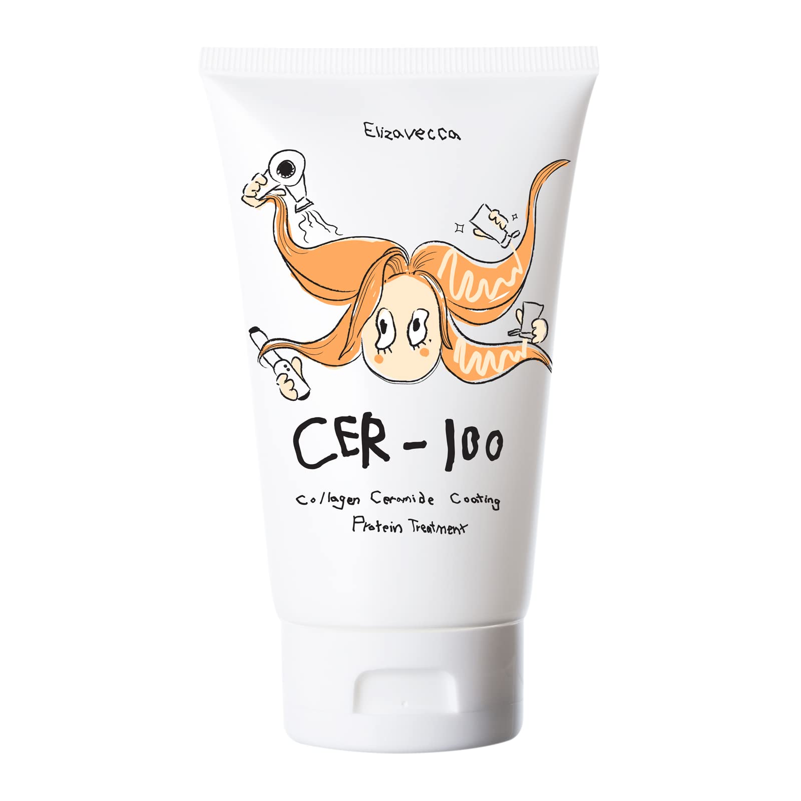 [Elizavecca] Milky Piggy CER - 100 Collagen Ceramide Coating Protein Treatment [100ml] - Hair