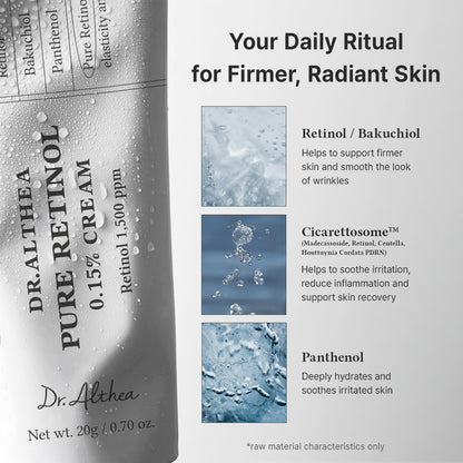 Crème au rétinol pur 0,15 % [20g]