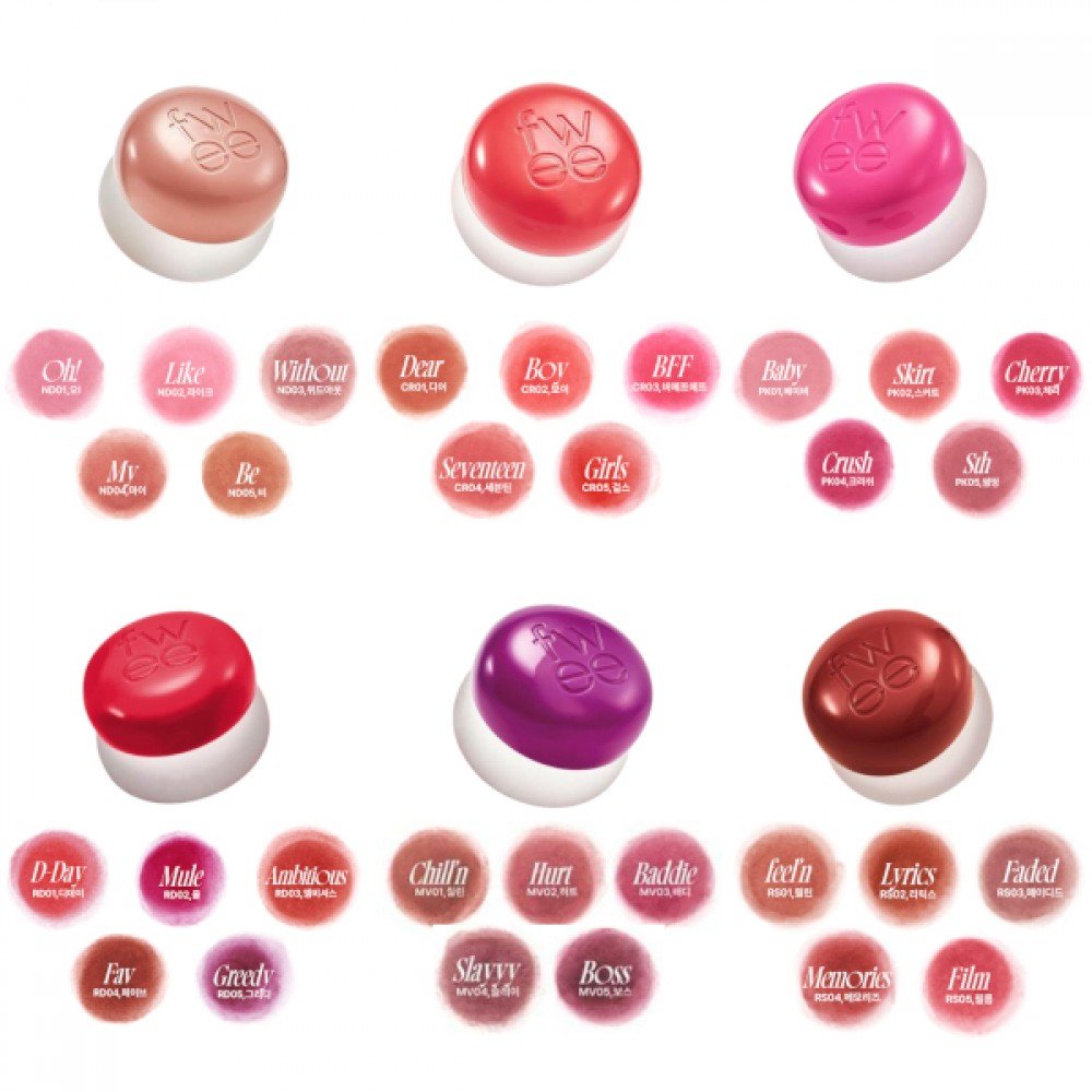 [fwee] Lip&amp;Cheek Blurry Pudding Pot [5g] - Makeup