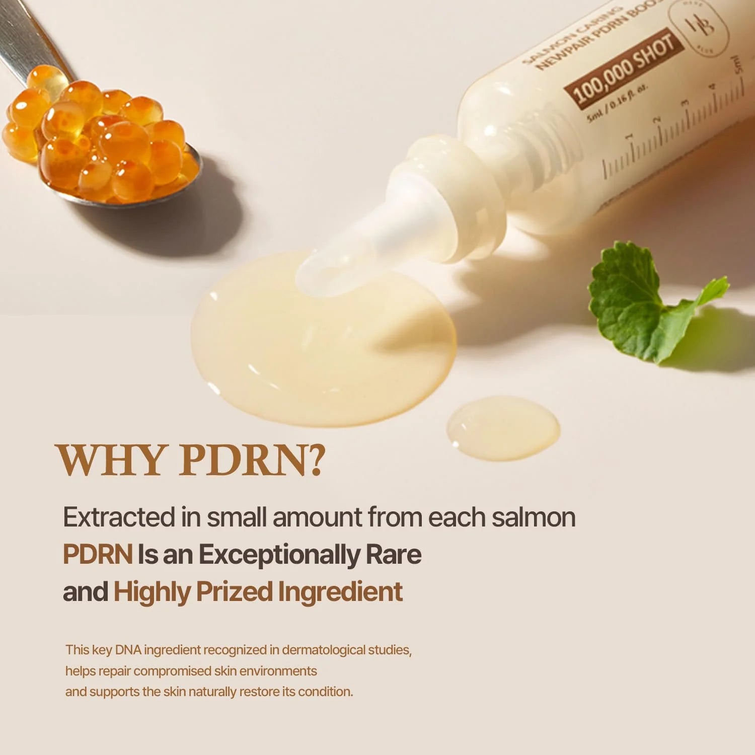 Salmon Caring Newpair PDRN Booster 100,000 Shot Essence [5ml]