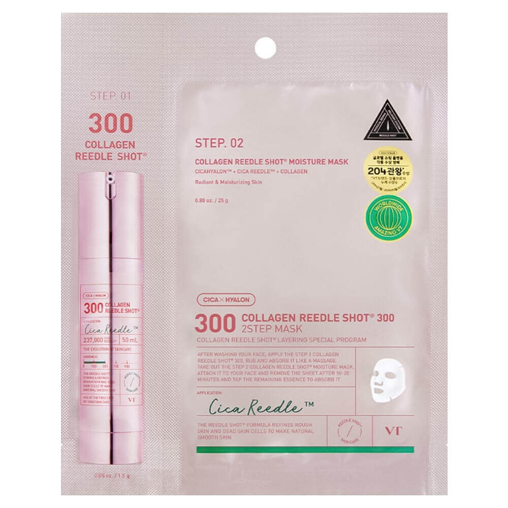 Masque en 2 étapes Collagen Reedle Shot 300 [1 masque]