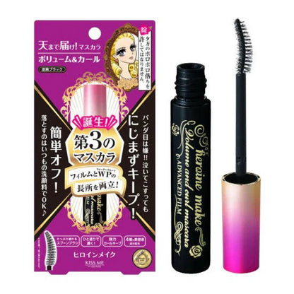 [ISEHAN] Kiss Me Heroine Make Volume &amp; Curl Mascara Advanced Film 01 Black - Makeup