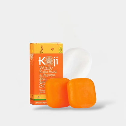 Kojic Acid &amp; Papaya Skin Brightening Soap [80g x2]
