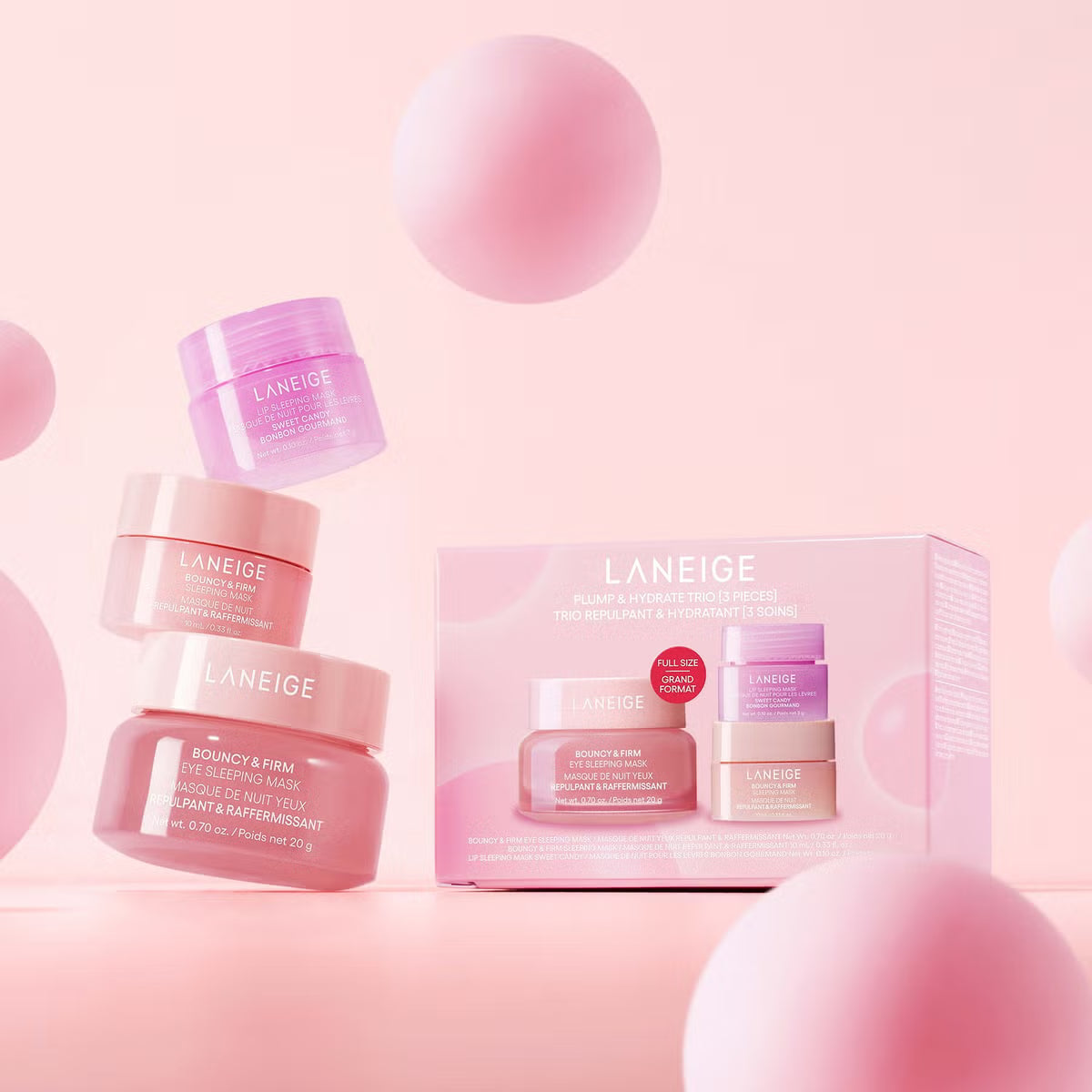 LANEIGE Plump & Hydrate Set | Buy Korean Peptide Eye Care Set