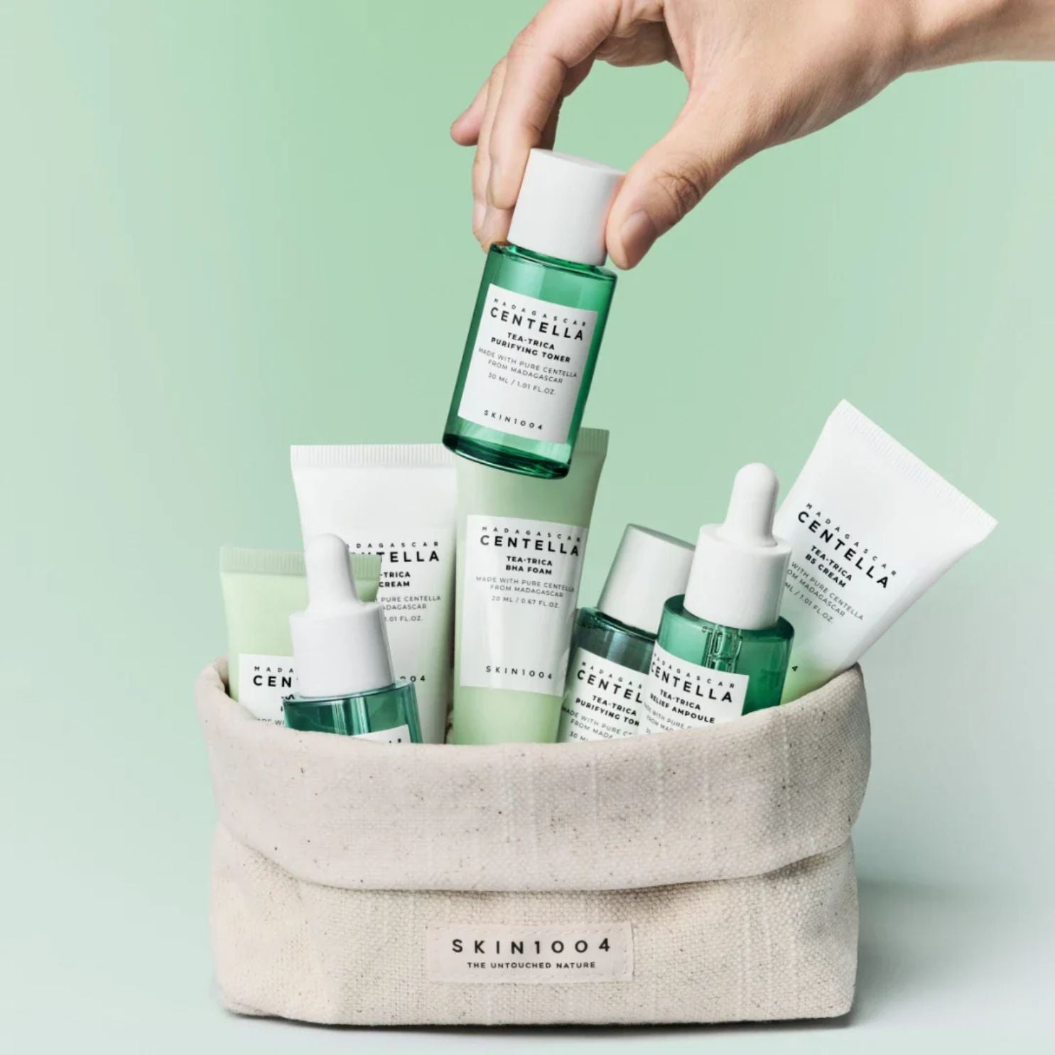 Madagascar Centella Tea-Trica Travel Kit [4 pièces]