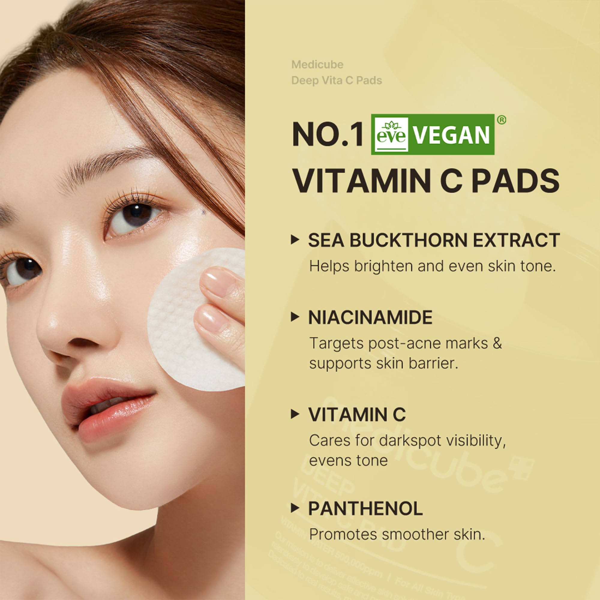 [medicube] Deep Vita C Pad [70 Pads] - Exfoliating Pads