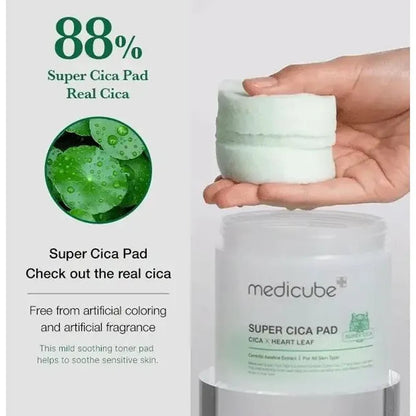 [medicube] Super Cica Pad [70 Pads] - Exfoliating Treatment