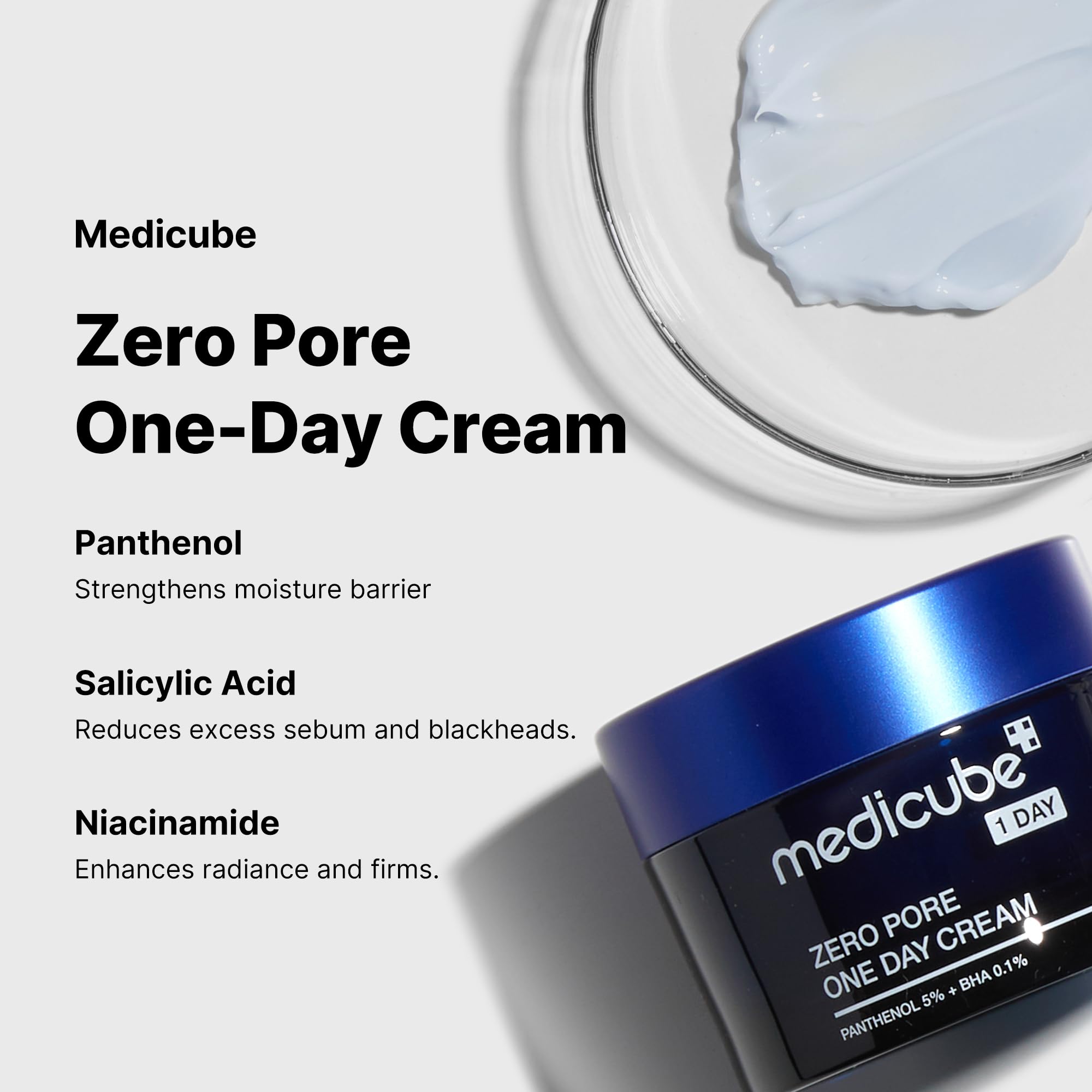 [medicube] Zero Pore One Day Cream [50ml] - Moisturizer