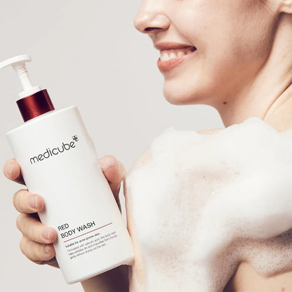 Gel douche corps rouge [400g]