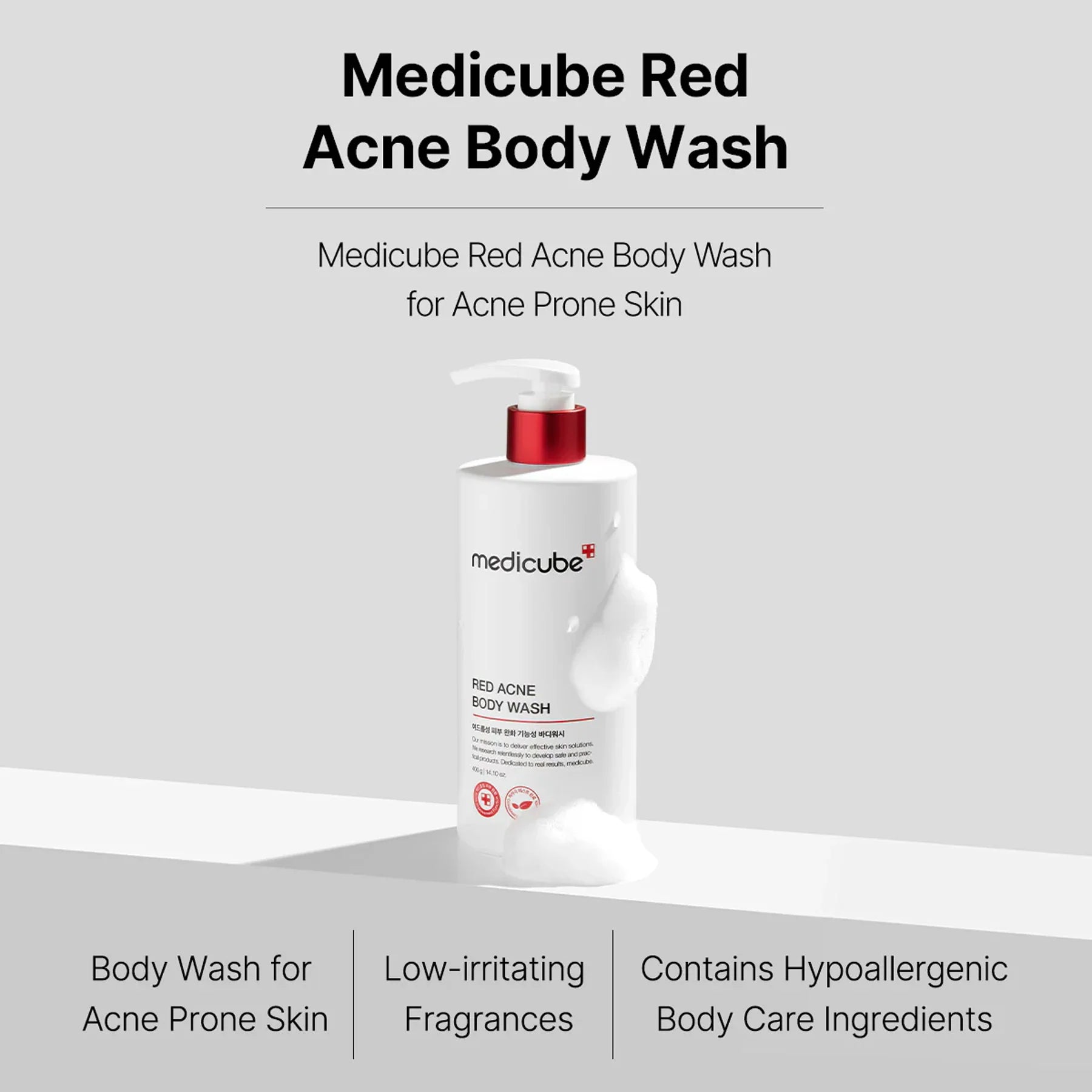 Gel douche corps rouge [400g]