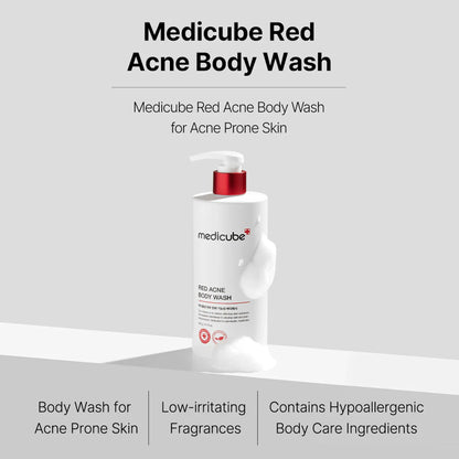Gel douche corps rouge [400g]