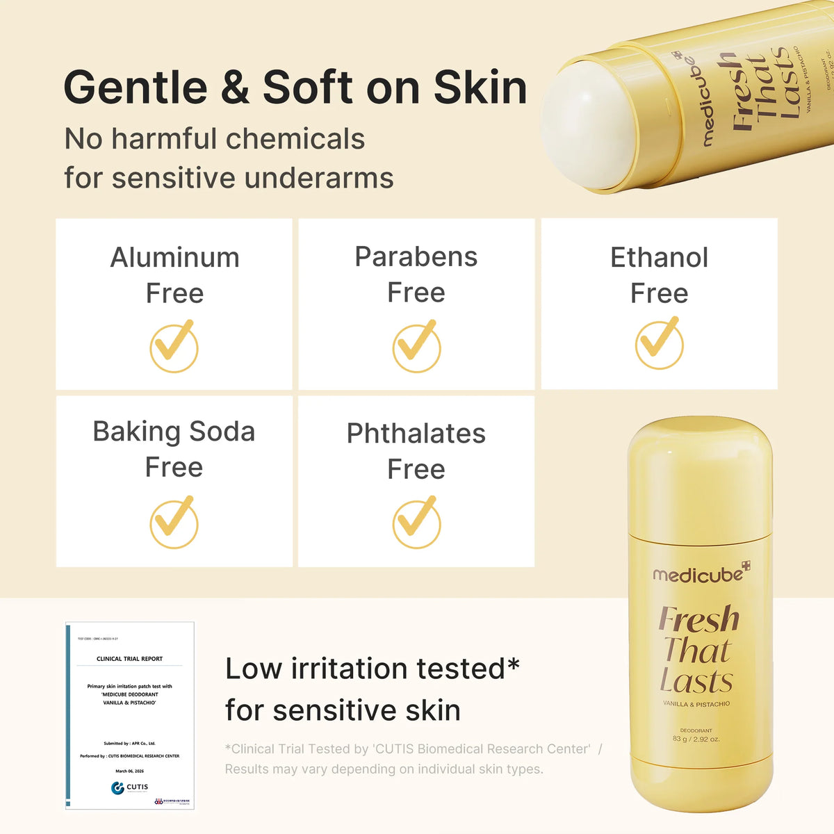 Vanilla &amp; Pistachio Deodorant