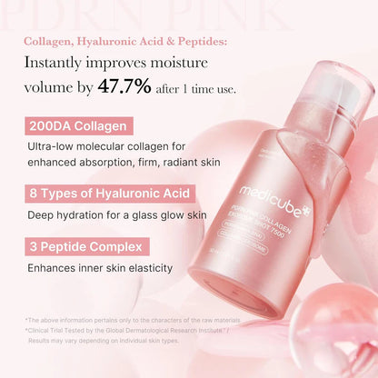 [medicube] PDRN Pink Collagen Exosome Shot Serum 7500 [30ml]