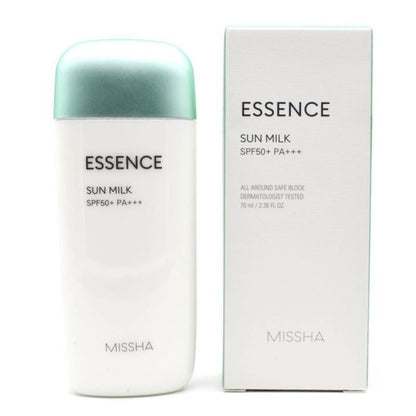 [Missha] All Around Safe Block Essence Sun Milk SPF50+ [70ml] - Sonnen Creme