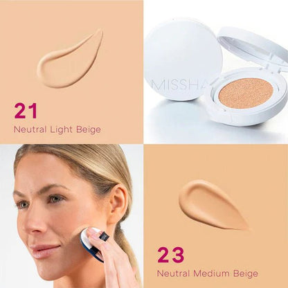 [Missha] Magic Cushion Cover Lasting - 2 Colors [15g] - 