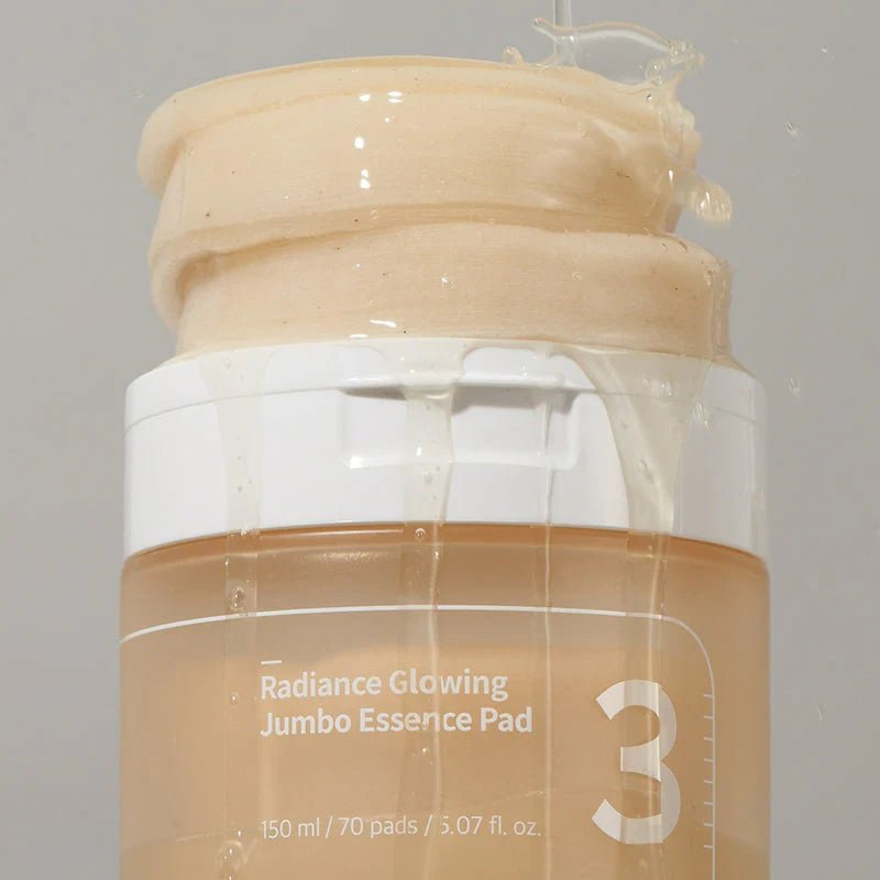 [numbuzin] No. 3 Radiance Glowing Jumbo Essence Pad [70 sheets] - Skin Care