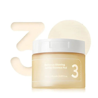 [numbuzin] No. 3 Radiance Glowing Jumbo Essence Pad [70 sheets] - Skin Care