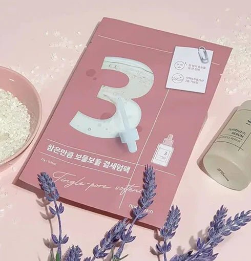 [numbuzin] No.3 Tingle - Pore Softening Sheet Mask [27ml x 1 Sheet] - Gesichtspflege