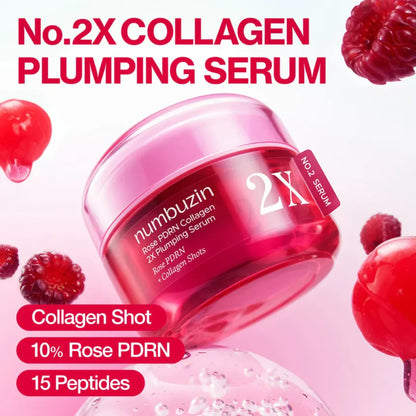 No.2 Rose PDRN Collagen 2X Plumping Serum [30ml]