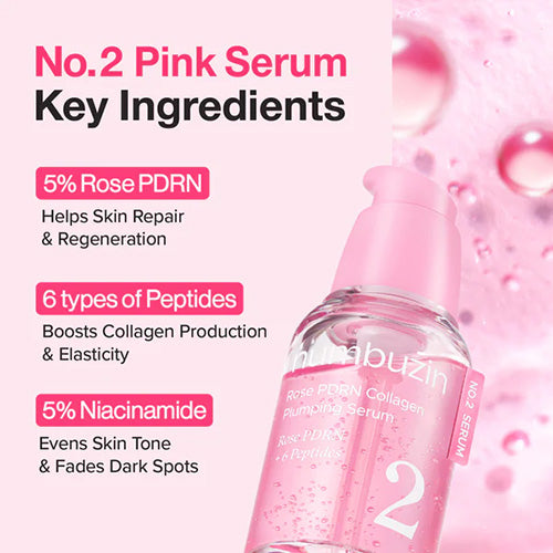 No.2 Rose PDRN Collagen Plumping Serum [30ml]