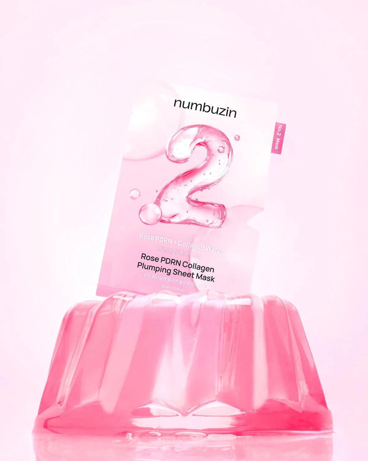 Masque repulpant au collagène Rose PDRN n° 2 [33 ml x 1]