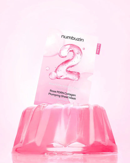 Masque repulpant au collagène Rose PDRN n° 2 [33 ml x 1]