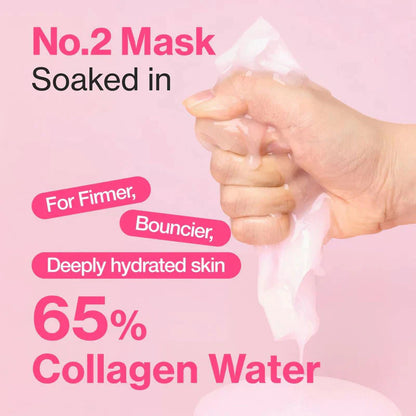 Masque repulpant au collagène Rose PDRN n° 2 [33 ml x 1]