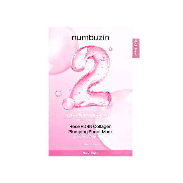 Masque repulpant au collagène Rose PDRN n° 2 [33 ml x 1]
