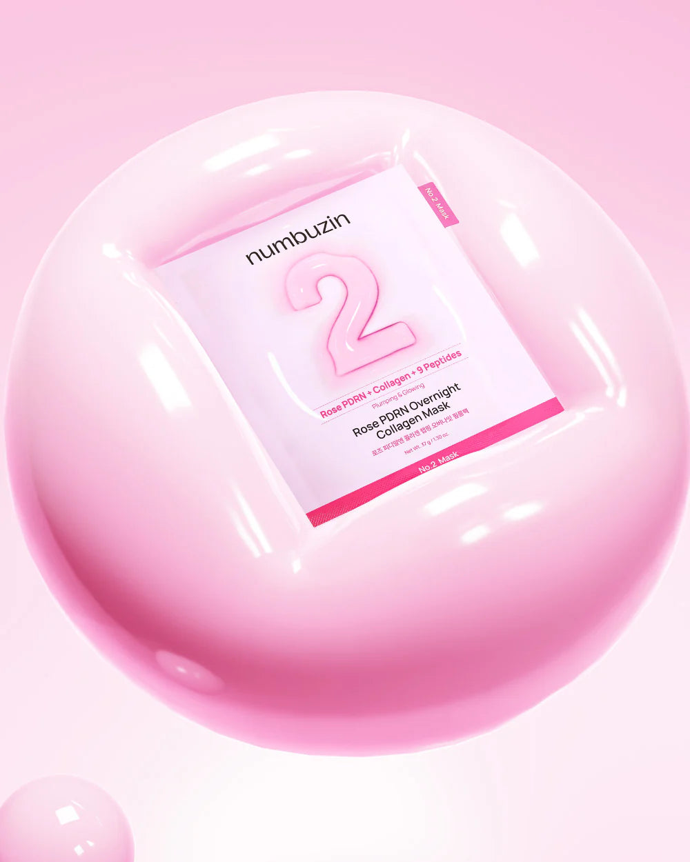 No.2 Rose PDRN Overnight Collagen Mask [1pc]