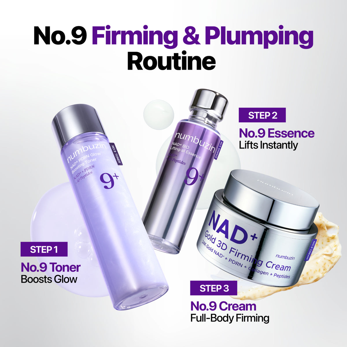 No.9 NAD+ Gold 3D Firming Cream