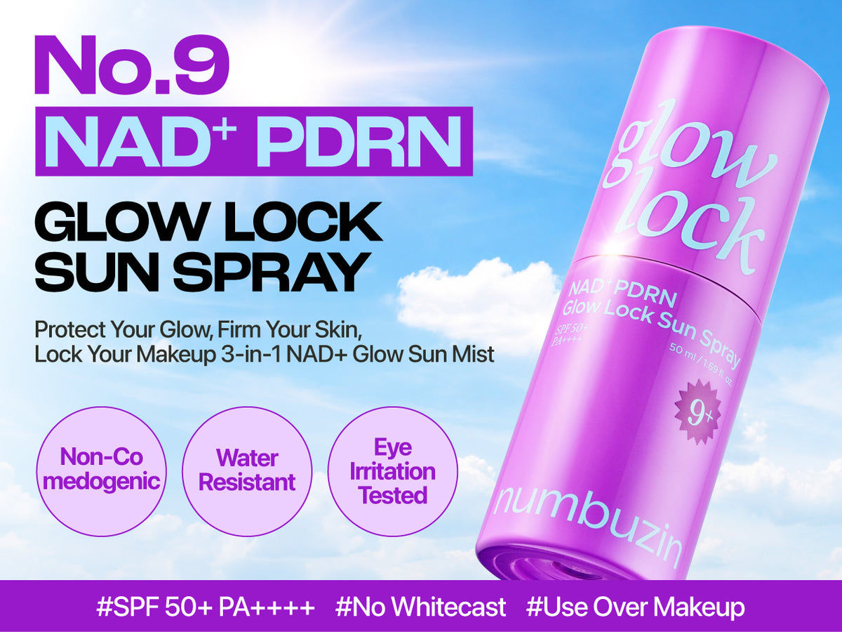 No.9 NAD+ PDRN Glow Lock Sun Spray