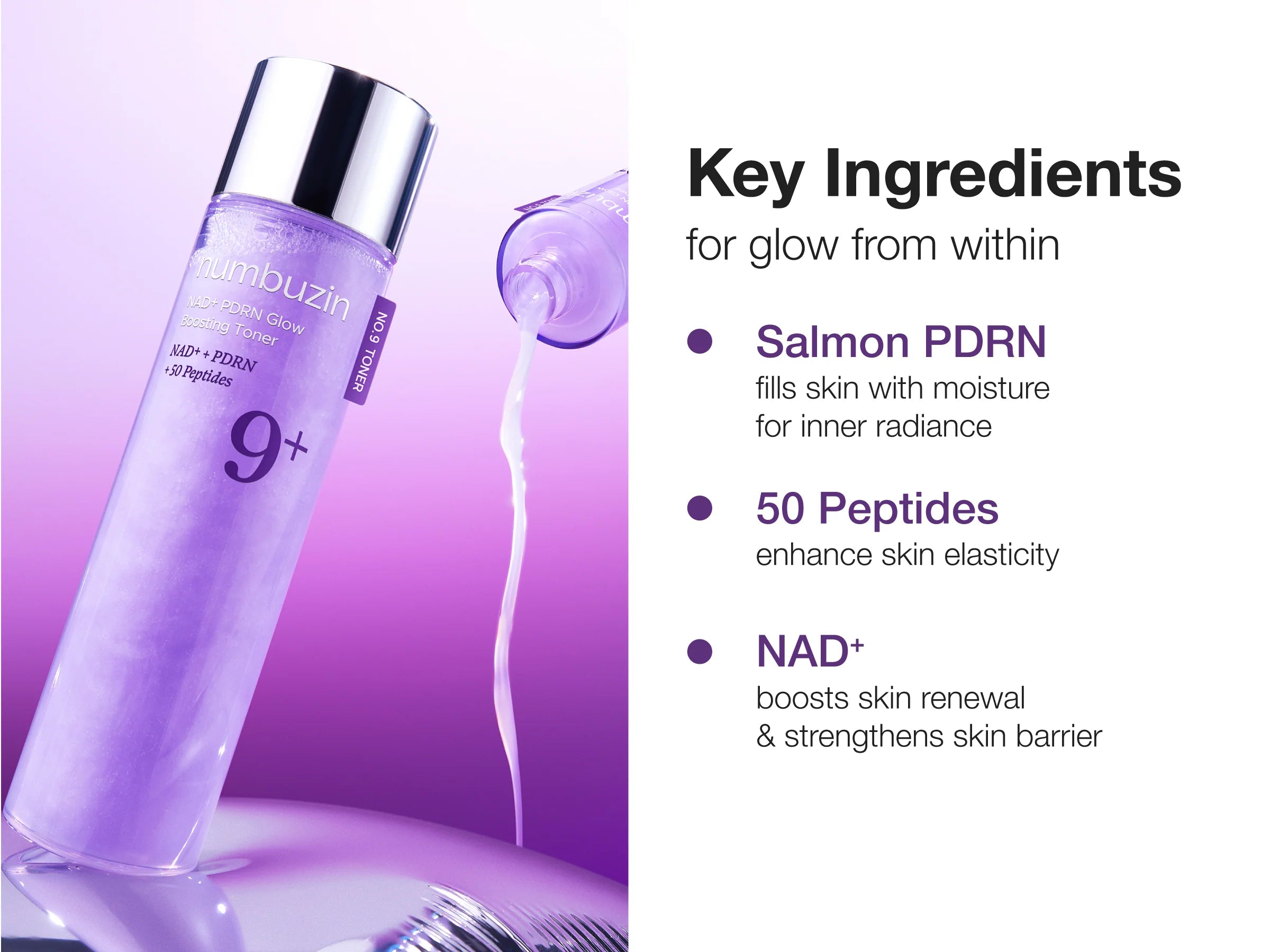 Tonique éclat N°9 NAD+ PDRN [150 ml]