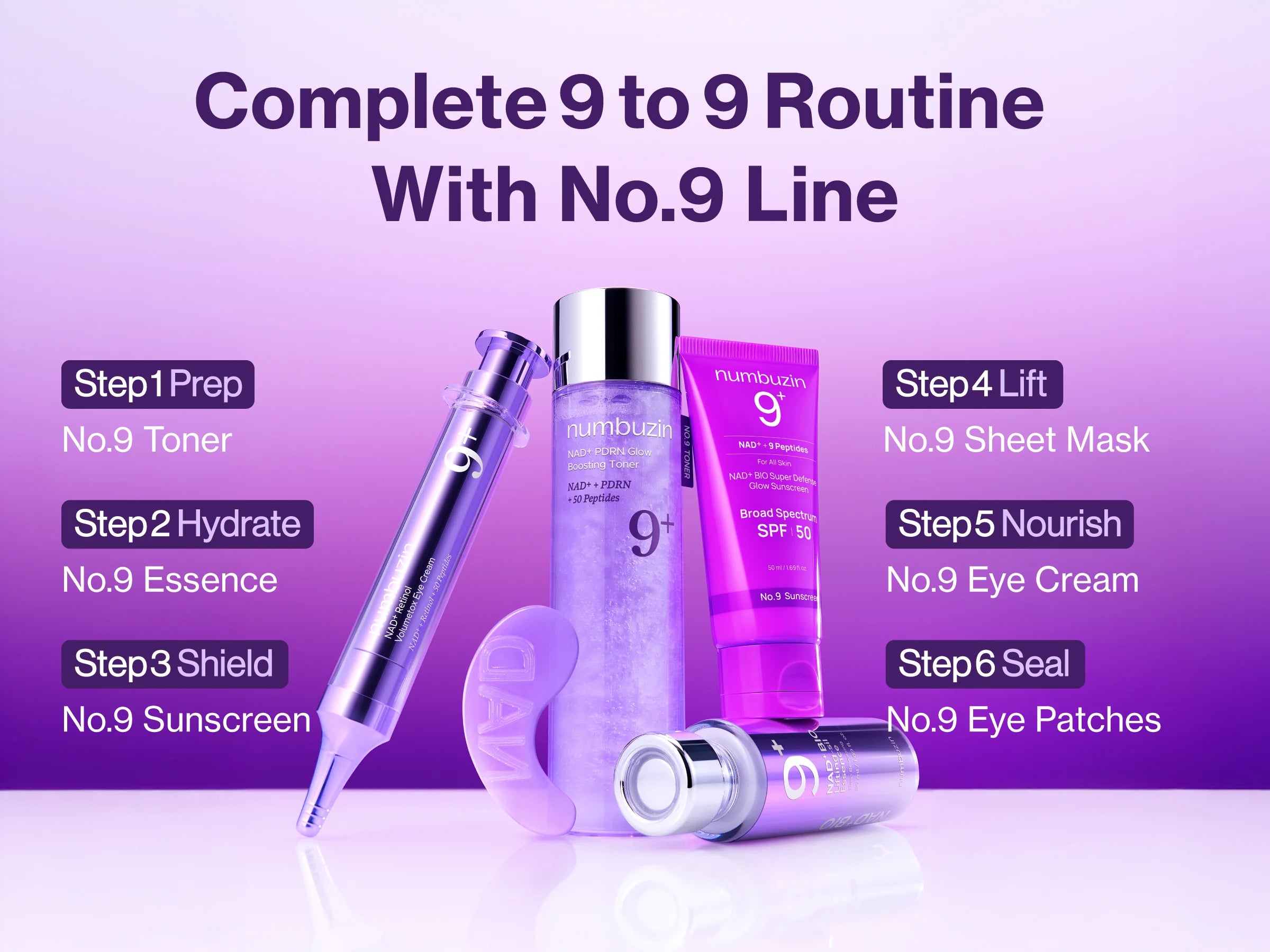 Tonique éclat N°9 NAD+ PDRN [150 ml]