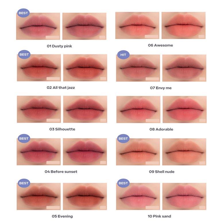 [romand] Zero Matte Lipstick NEW - 20 Colors [3.0g] - Makeup