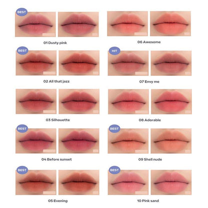 [romand] Zero Matte Lipstick NEW - 20 Colors [3.0g] - Makeup