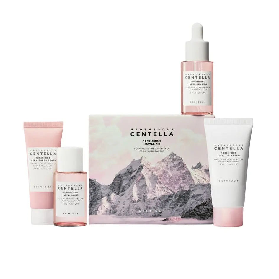 Madagascar Centella Poremizing Travel Kit [4pcs]