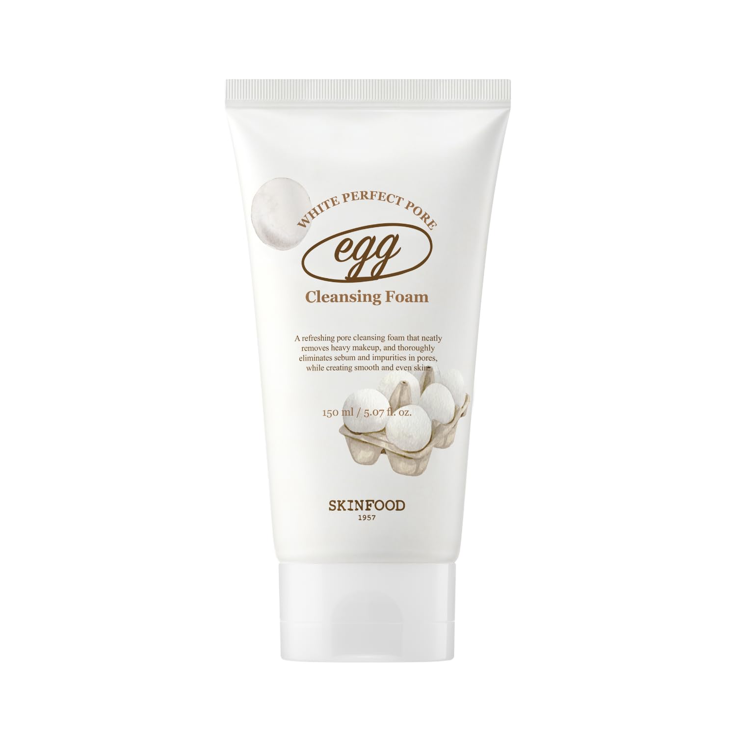 [SKINFOOD] Egg White Perfect Pore Cleansing Foam [150ml] - 