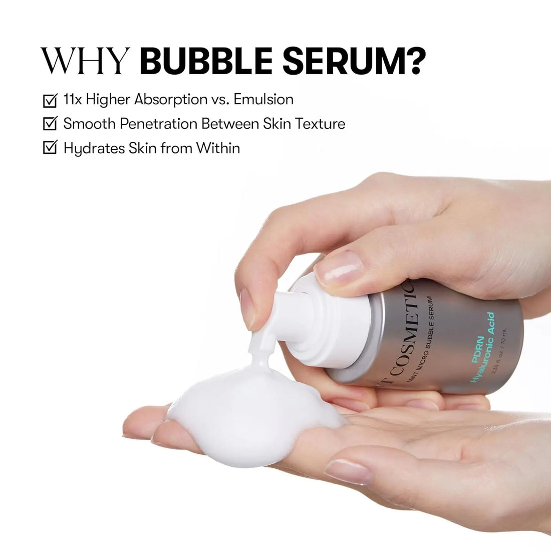 PDRN Hyaluronic Acid Micro Bubble Serum [70ml]