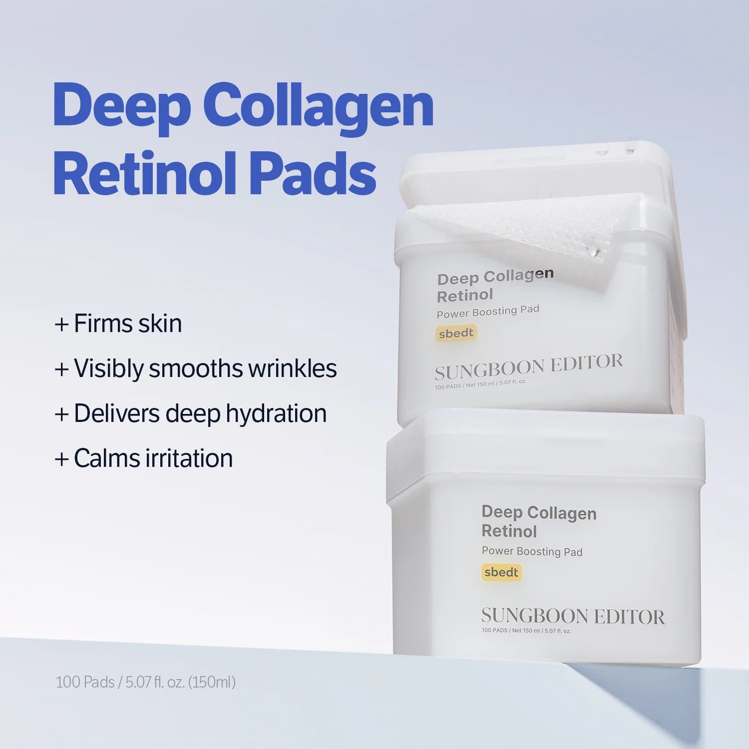 Deep Collagen Retinol Power Boosting Pad [100 Pads]