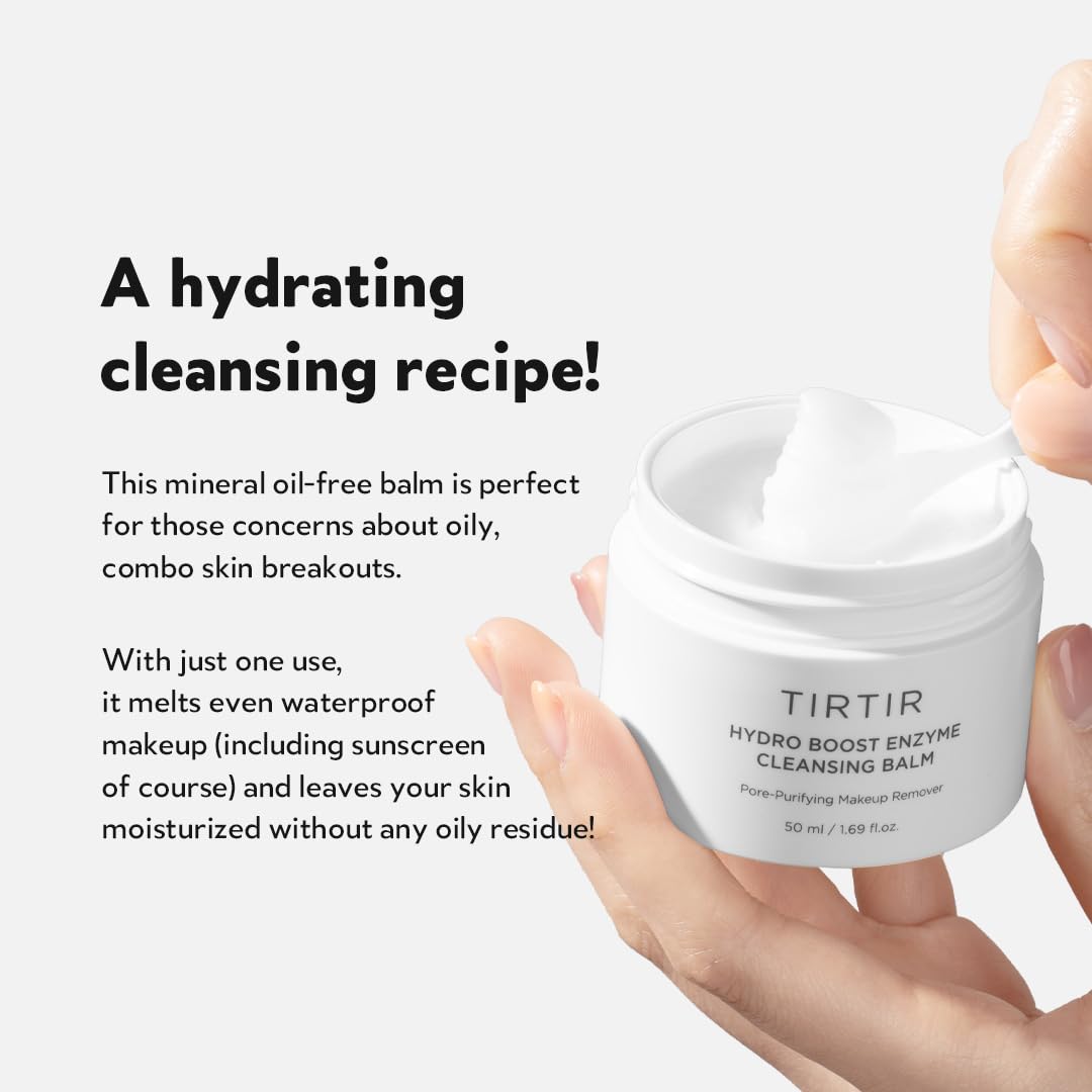 [TIRTIR] Hydro Boost Enzyme Cleansing Balm [50ml] - Oil Cleanser