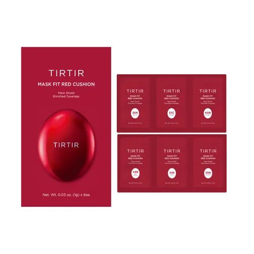 [TIRTIR] Mask Fit Red Cushion 6 Shade Trial Kit [5 Colors] - Makeup